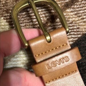 Levi's Brown Leather Men's Bag
